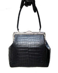 Aperitivo Grande Bag - Black Alligator - Tess Van Ghert