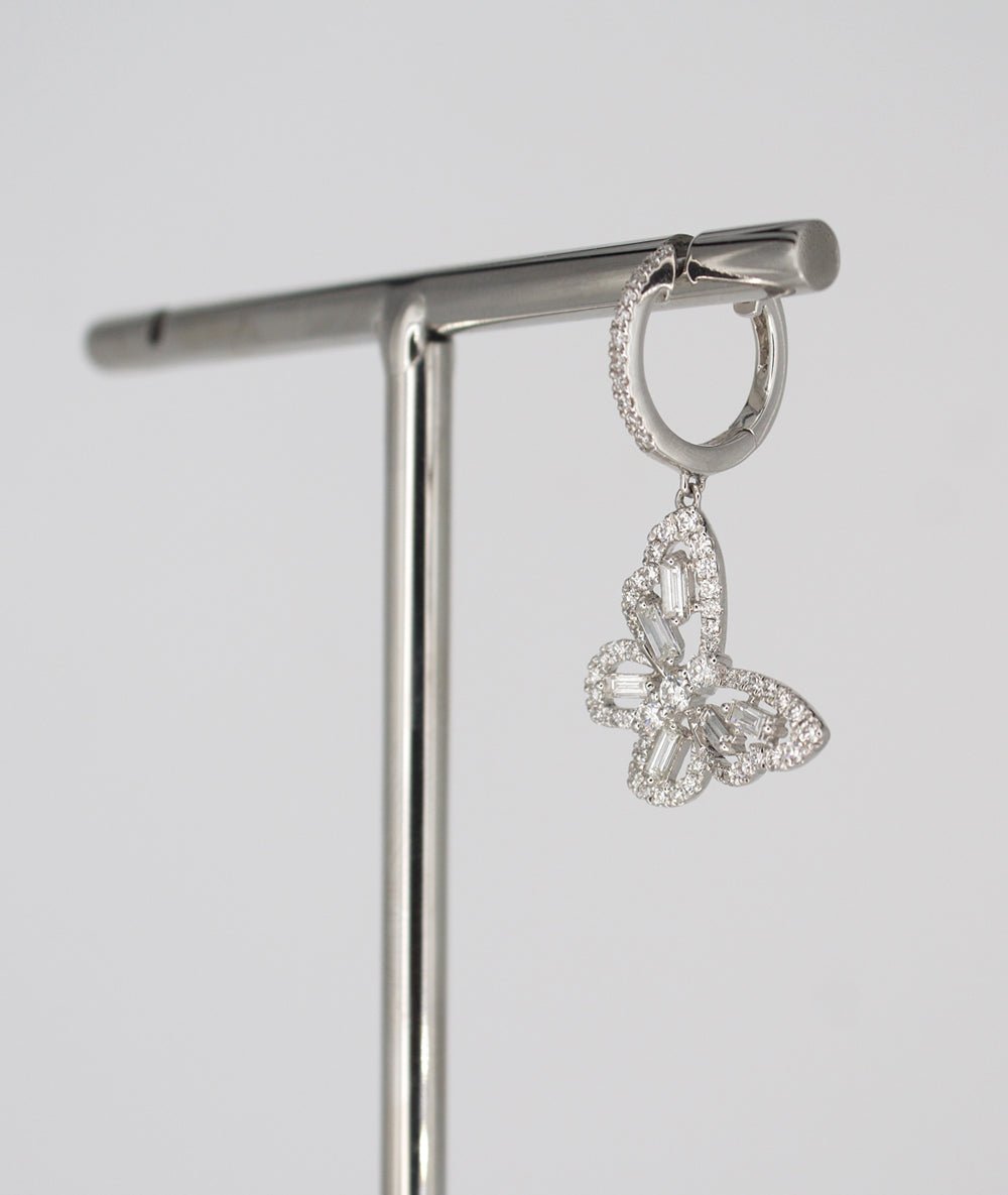 Butterfly Diamond earrings - Tess Van Ghert
