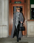 The Wild Thing - Leopard Print Scarf - Bordeaux