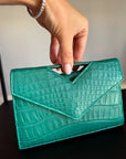 Zelda Bag - Malachite - Alligator Leather - Tess Van Ghert