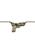 007 Pistol - Diamond Necklace - Tess Van Ghert