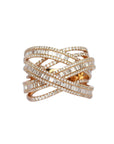 Architectural Baguette Diamond Ring - Tess Van Ghert