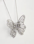 Baguette Diamond Butterfly Ring and Pendant - Tess Van Ghert