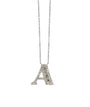 Baguette Diamond letter necklace - Tess Van Ghert