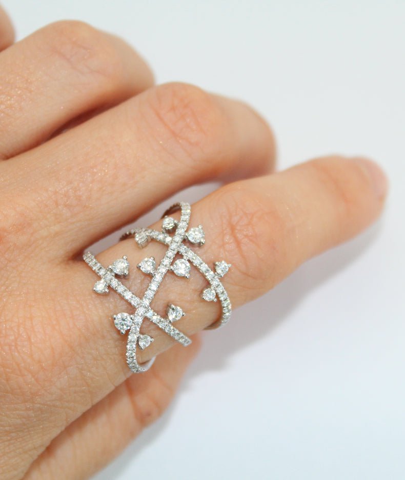Blooming Buds Diamond Ring - Tess Van Ghert