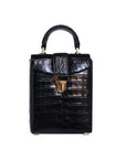 Bon Bon Bag - Black Alligator - Tess Van Ghert