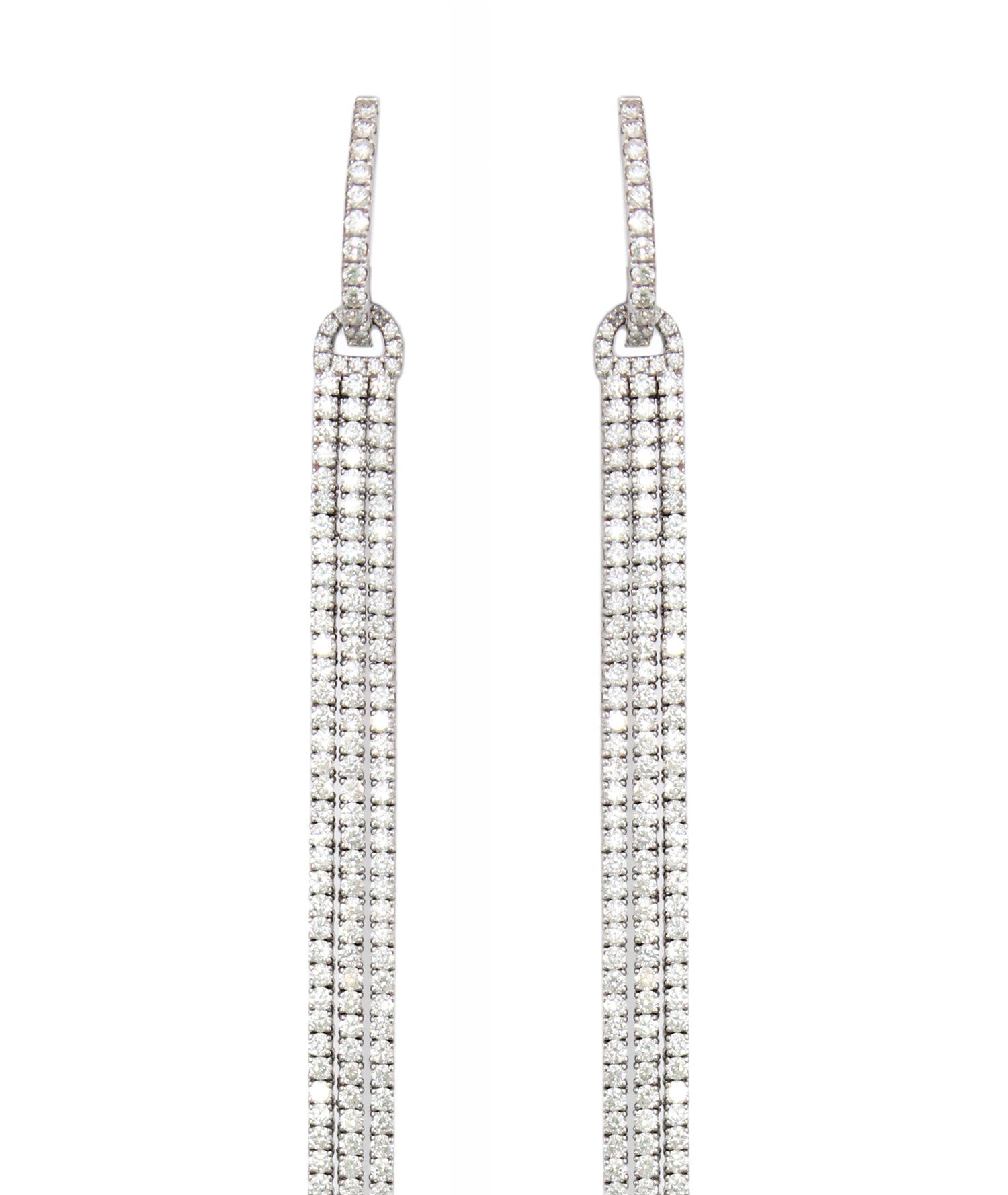 Cascade Diamond Earrings - Tess Van Ghert