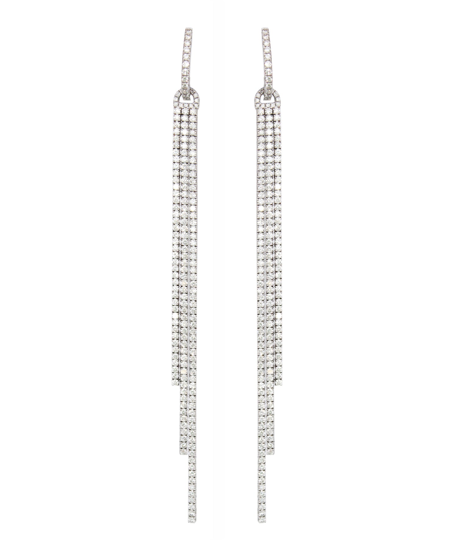 Cascade Diamond Earrings - Tess Van Ghert