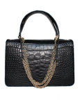 Chelsea Bag - Black Alligator - Tess Van Ghert