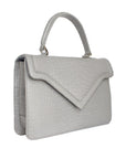 Chelsea Bag - Pearl Grey Alligator - Tess Van Ghert