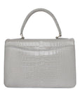 Chelsea Bag - Pearl Grey Alligator - Tess Van Ghert