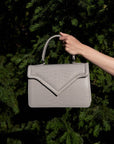 Chelsea Bag - Pearl Grey Alligator - Tess Van Ghert