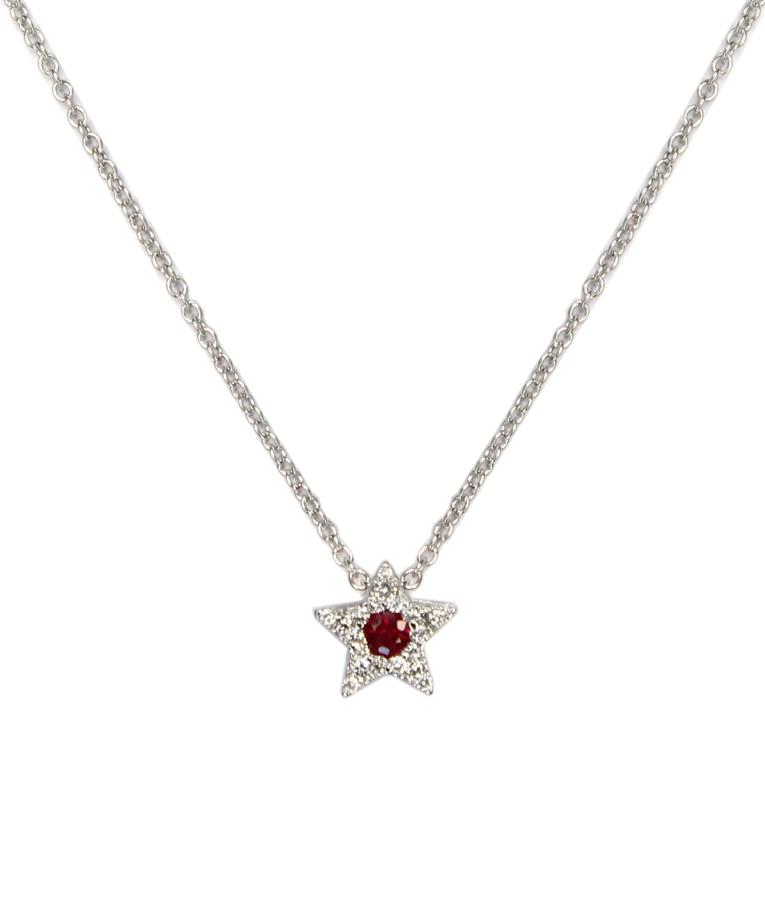 Ruby deals star necklace