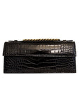 Concord Clutch - Black Alligator - Tess Van Ghert