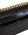 Concord Clutch - Black Alligator - Tess Van Ghert