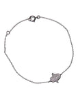 Delicate 18K Gold Hamsa Hand Bracelet with Diamonds - Tess Van Ghert