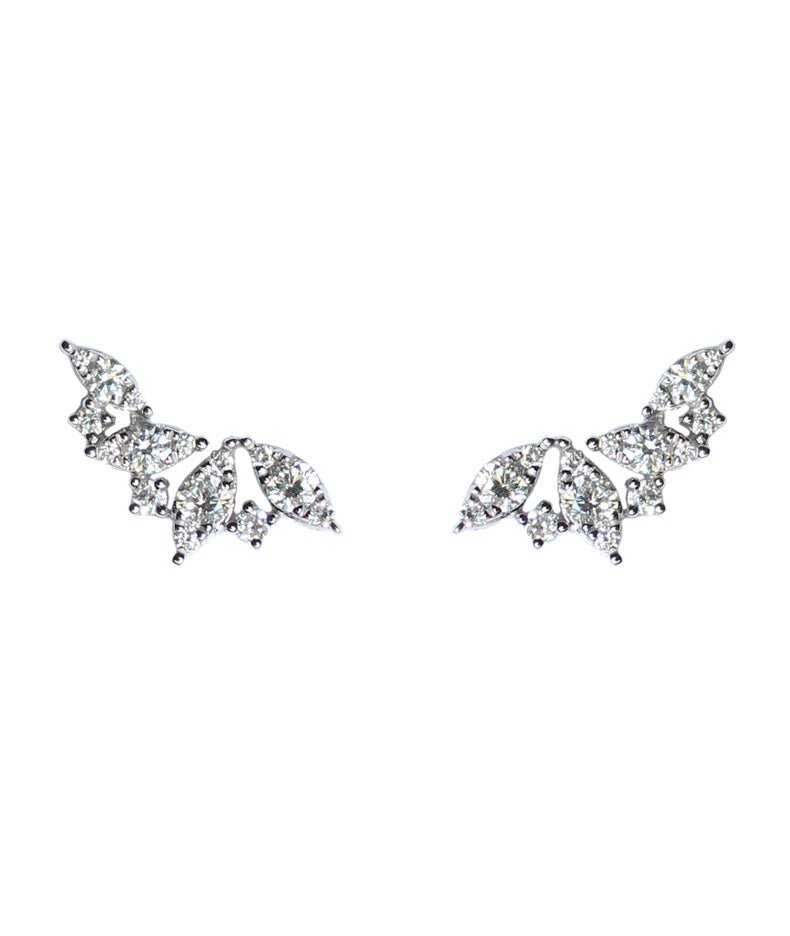 Diamond Petal Ear Cuffs - Tess Van Ghert