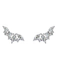 Diamond Petal Ear Cuffs - Tess Van Ghert