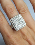 Empress Seal - 18k White Gold and Diamonds - Tess Van Ghert - Rings - 3