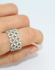 Ethereal Bloom - 18K White Gold and Diamonds Rings - Tess Van Ghert - 2