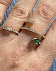 Eve's Serpent - 18K Gold, Emeralds and Diamonds Ring - Tess Van Ghert - 2