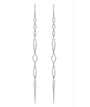 Extra Long Diamond Earrings - Fancy Design - Tess Van Ghert - 1