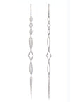 Extra Long Diamond Earrings - Fancy Design - Tess Van Ghert - 1