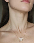 Gold and Diamond Rock Star Necklace - Tess Van Ghert