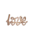 Love Ring - 18K Gold and Diamonds - Tess Van Ghert - 1 - This secret of love ring is presented from the front.