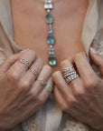 Love Ring - 18K Gold and Diamonds - Tess Van Ghert - 5 - This secret of love ring is presented in a lifestyle shoot.