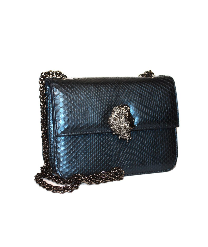 Maddox - Metallic Navy Python - Tess Van Ghert