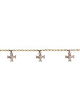 Maltese Cross - Baguette Diamond Bracelet - Tess Van Ghert