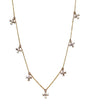 Maltese Cross - Baguette Diamond Necklace - Tess Van Ghert