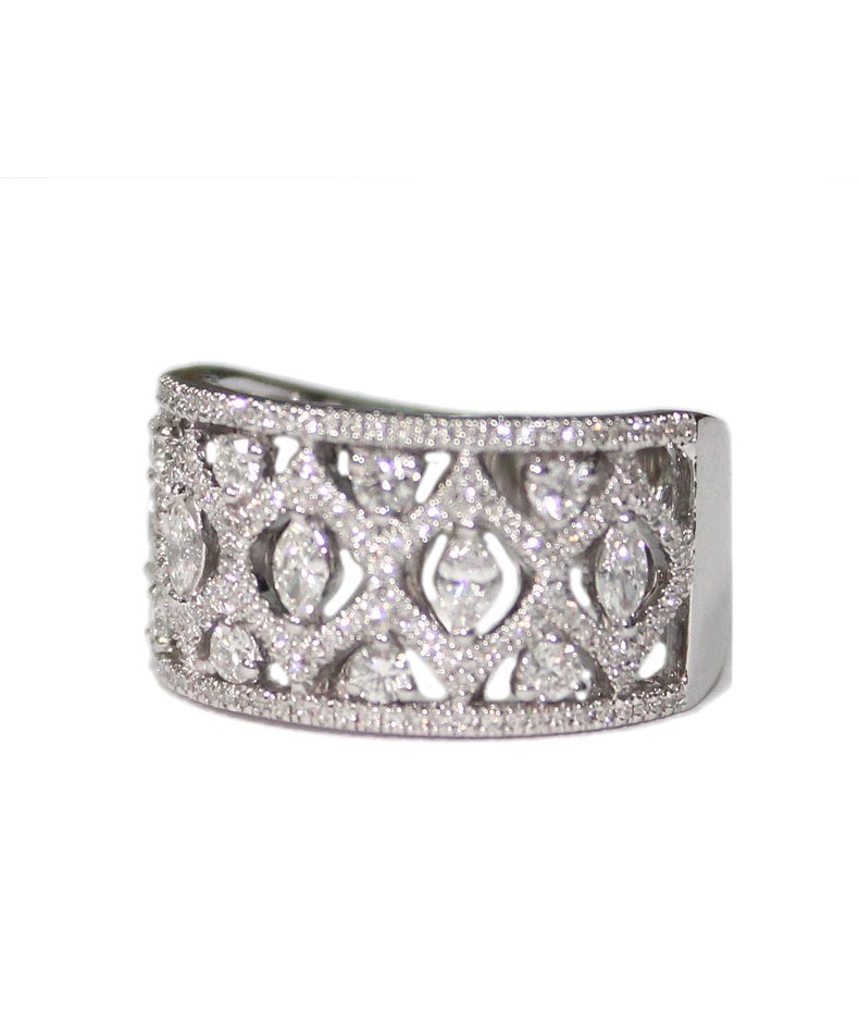 Marquise Diamond Ring - Tess Van Ghert