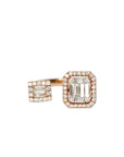 Open Shield - 18K gold and diamonds - Tess Van Ghert