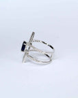 Shard - Stacking Sapphire and Diamond ring - Tess Van Ghert