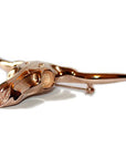 Silver Brooch - Longhorn Skull