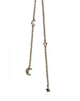 Stars and Moon Lucky brand earrings super close in photograph- Single Earring - Tess Van Ghert - 3