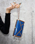 Tess Fete IV - Electric Blue Envelope Clutch