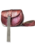 Tess Mignon - Pink Metallic Python