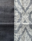 The Flamboyant - Dual Tone Jacquard Scarf - Taupe Grey - Tess Van Ghert