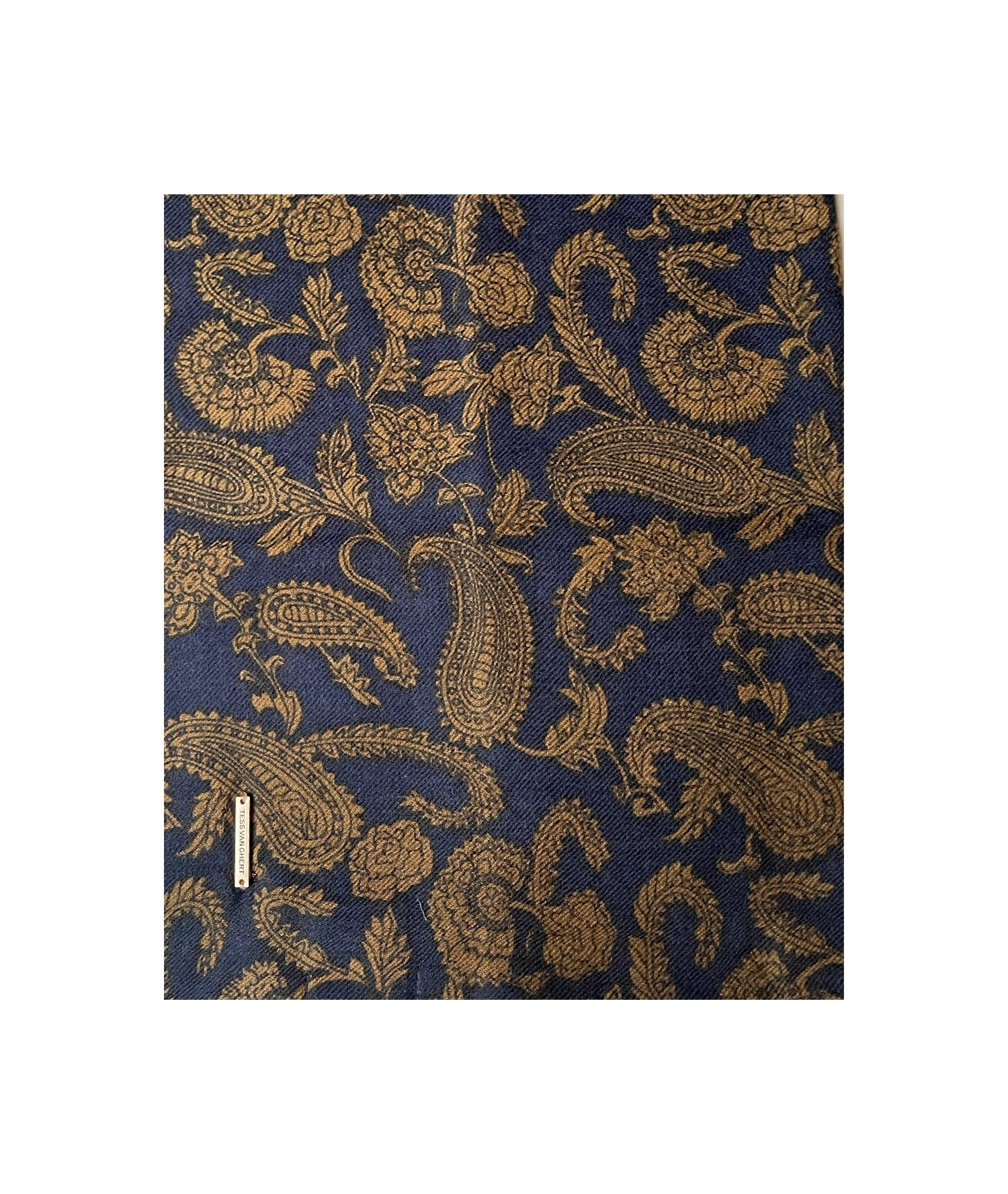 The Irreplaceable - Paisley pattern silk and cashmere scarf - Tess Van Ghert
