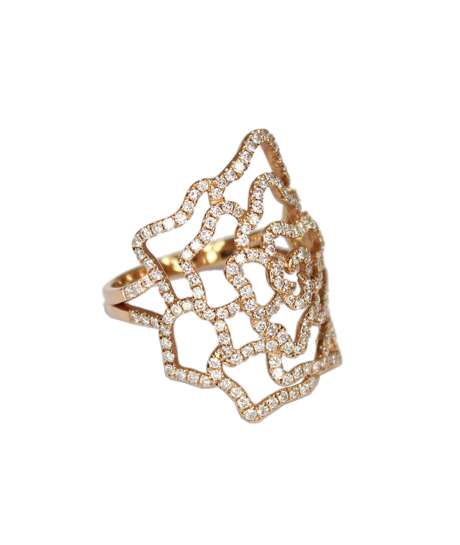 The Rose - 18K gold and diamonds - Tess Van Ghert