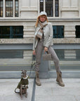 The Sophisticate - Wide Border Single Tone Scarf - Tess Van Ghert