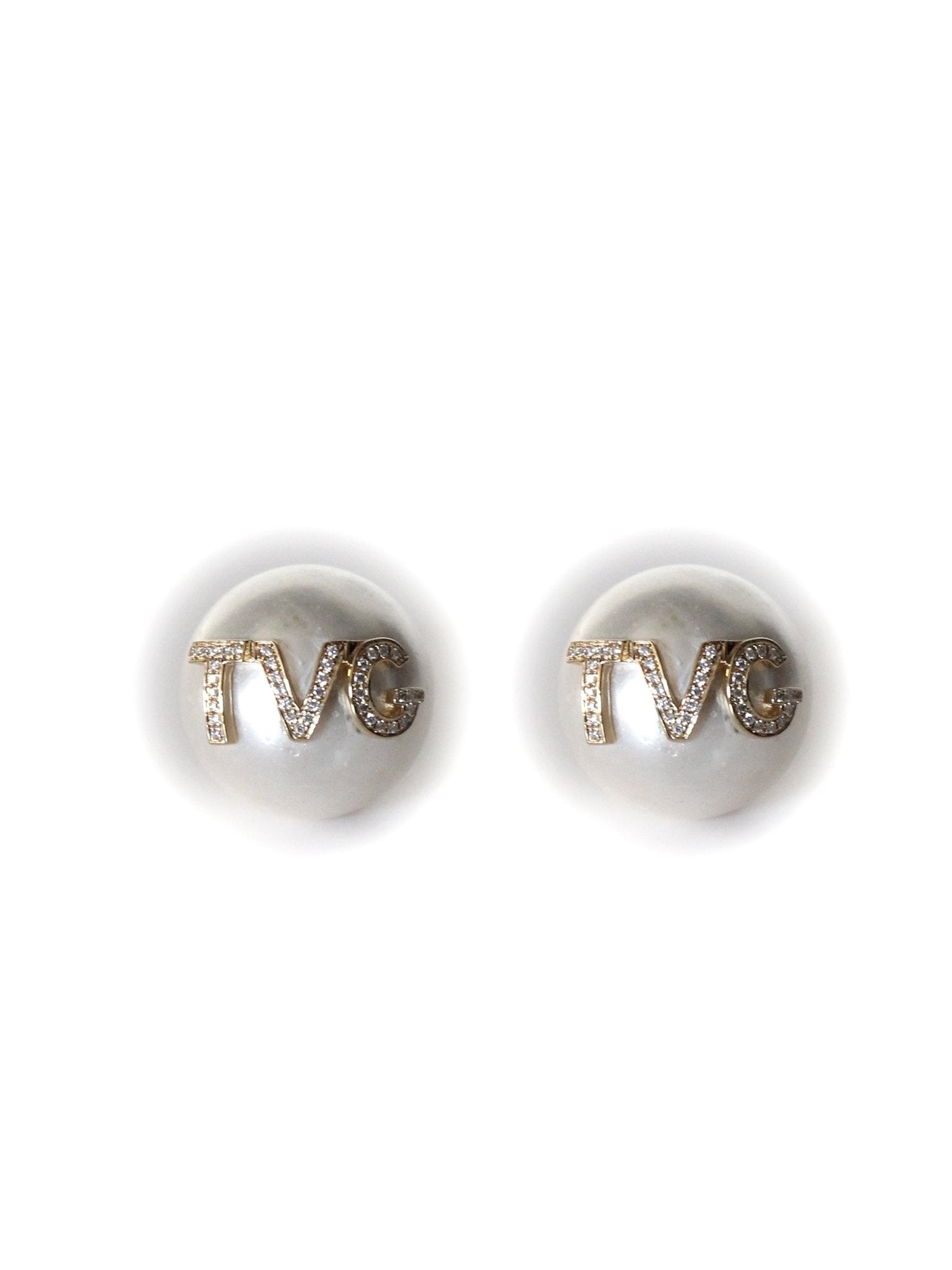 TVG Diamond Pearl Cufflinks - Tess Van Ghert