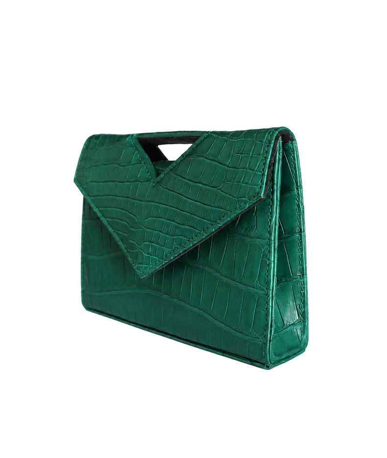 Zelda Bag - Malachite - Alligator Leather