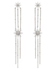 Dancing Stars - 18K gold and diamond earrings - Tess Van Ghert