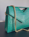 Zelda Bag - Malachite - Alligator Leather
