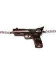 007 18KT Gold Pistol Bracelet with diamonds - Tess Van Ghert