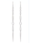 Extra Long Diamond Earrings - Fancy Design - Tess Van Ghert - 1